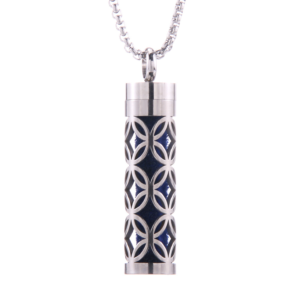 Aromatherapy Perfume Necklace with 1 Cotton Pad