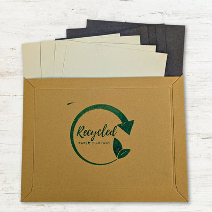 White & Black Sugar Paper Sample Pack