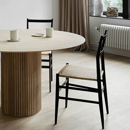 Ivar Round Dining Table, Oak Or Walnut