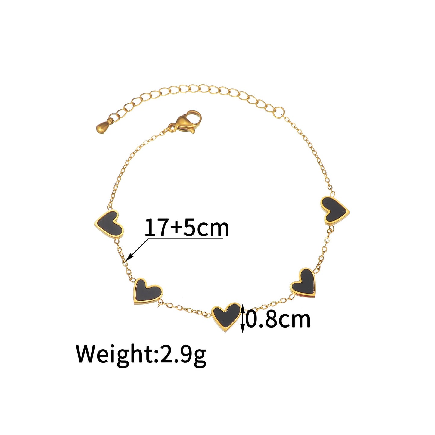 Dripping Heart Love Bracelet
