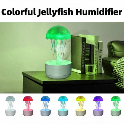 Jellyfish Aesthetic Aromatherapy Diffuser with 7-Color LED Light