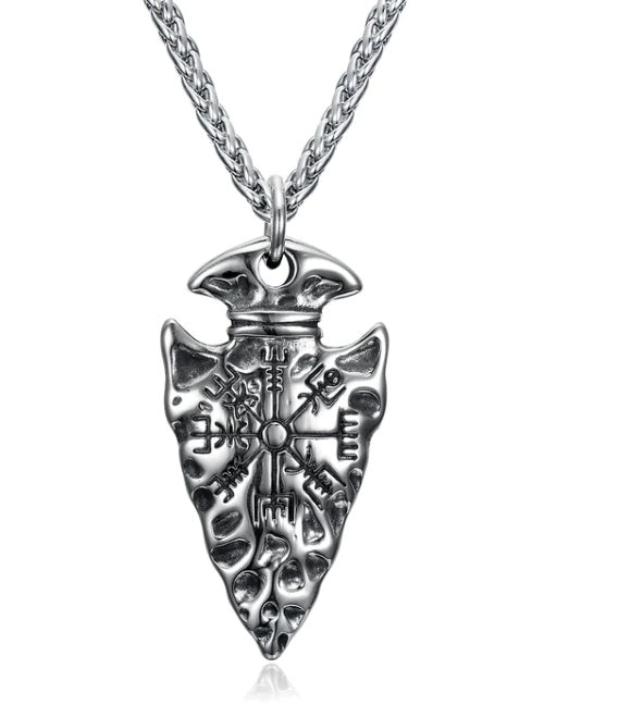 Nordic Spear Head Pendant Chain