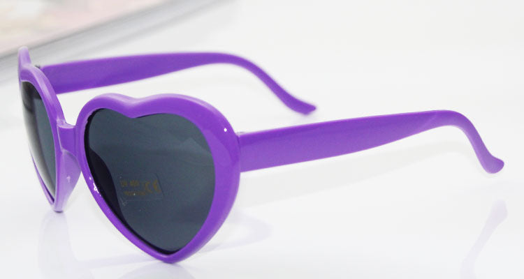 Heart-Shaped Light Diffraction Glasses