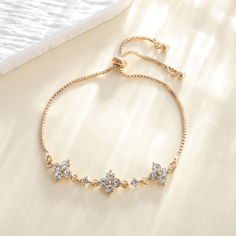 Zircon Flower Bracelets