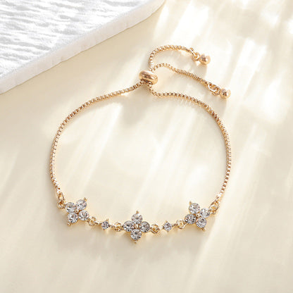 Zircon Flower Bracelets