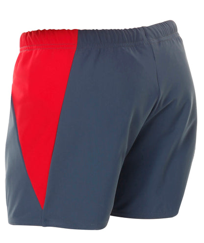 Boy's Swim Shorties Slate Red