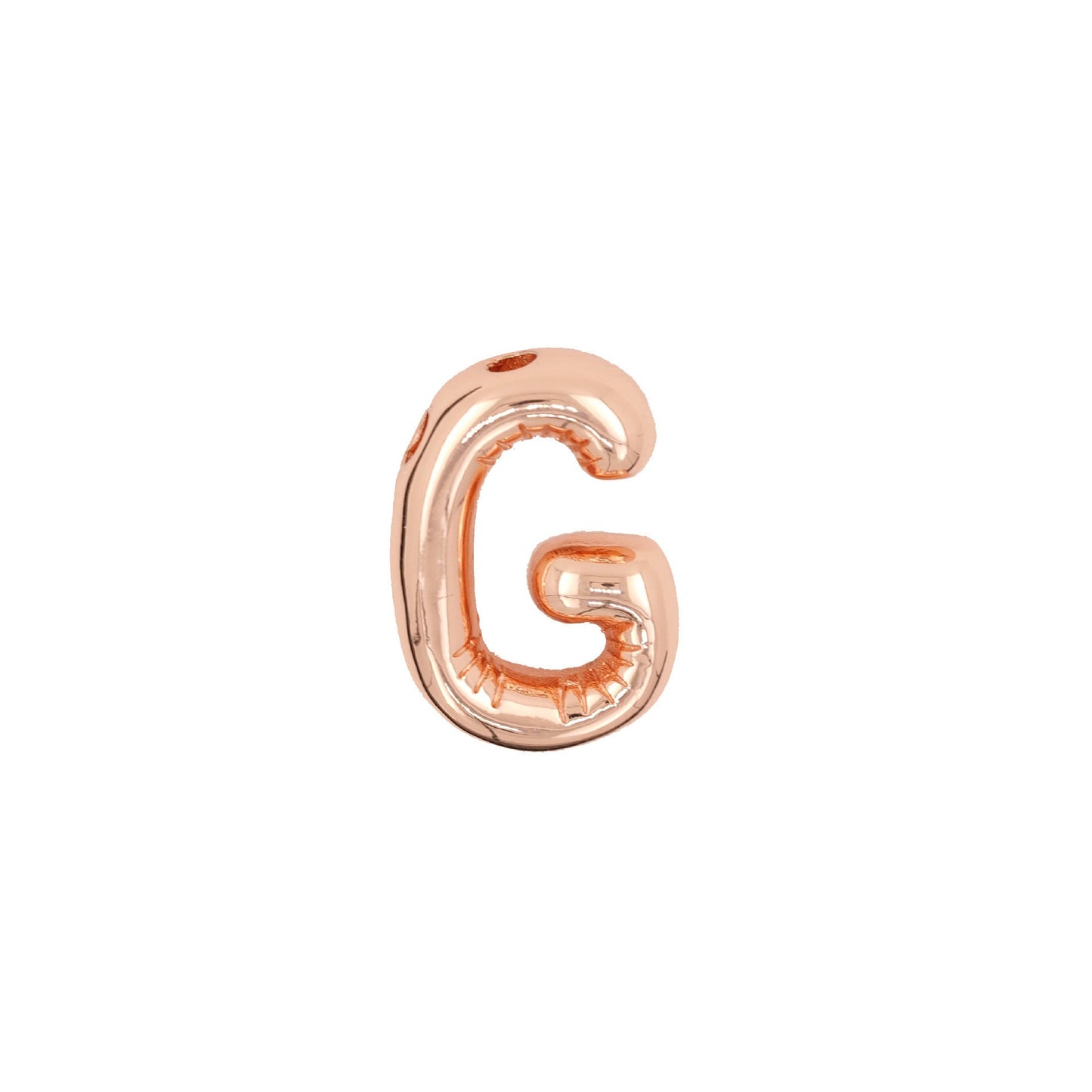 Glossy Letters Pendant Necklace