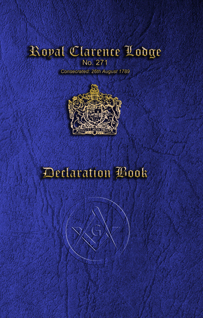 Masonic Declaration Book - Craft (Min Age 18 version)