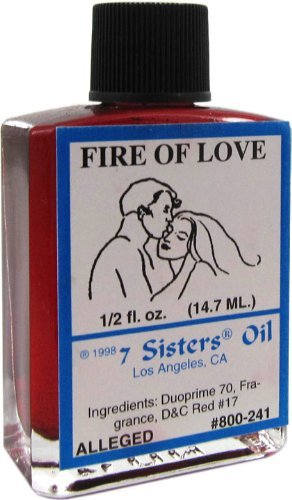 7 Sisters Fire of Love Oil 1/2 fl oz – Romantic Intimacy Ritual Oil