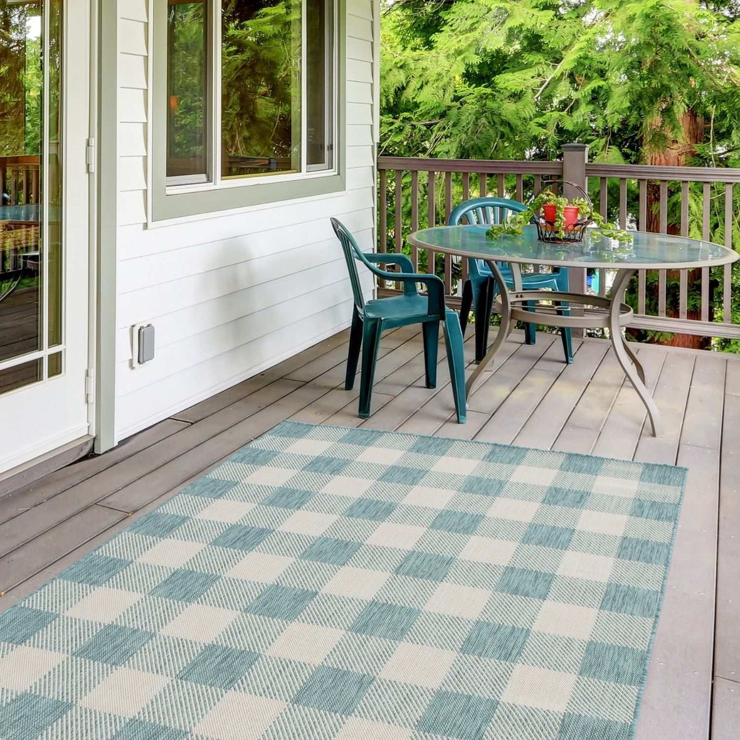 Ecology Outdoor Rug Aqua | 700AQ