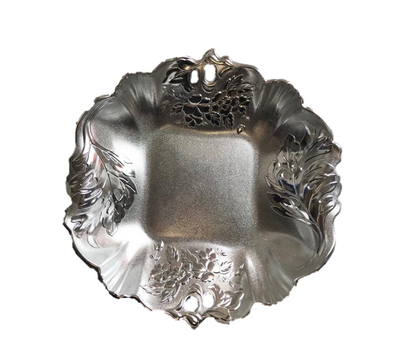 Floral Plastic Fruit Bowl Tray for Elegant Home Decor