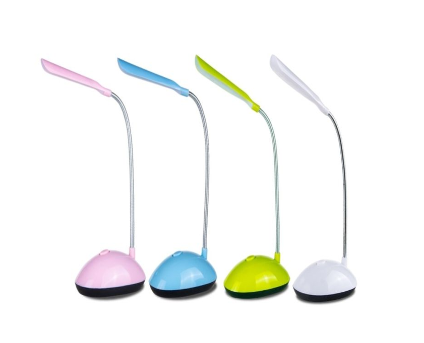 Portable Mini LED Desk Lamp Flexible Battery Operated Light