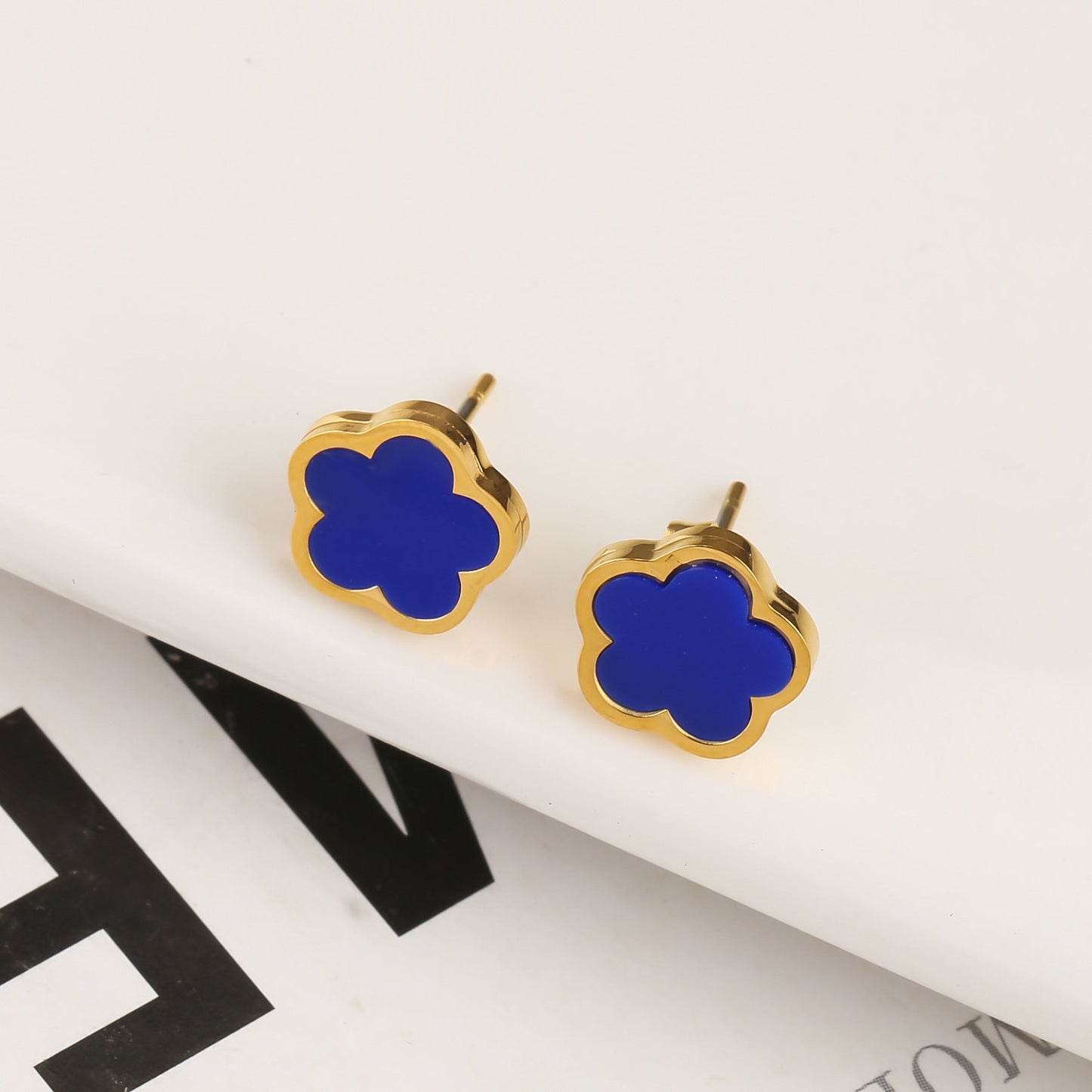 Clover Five Leaf Petals Earring & Necklace Jewellery Sets
