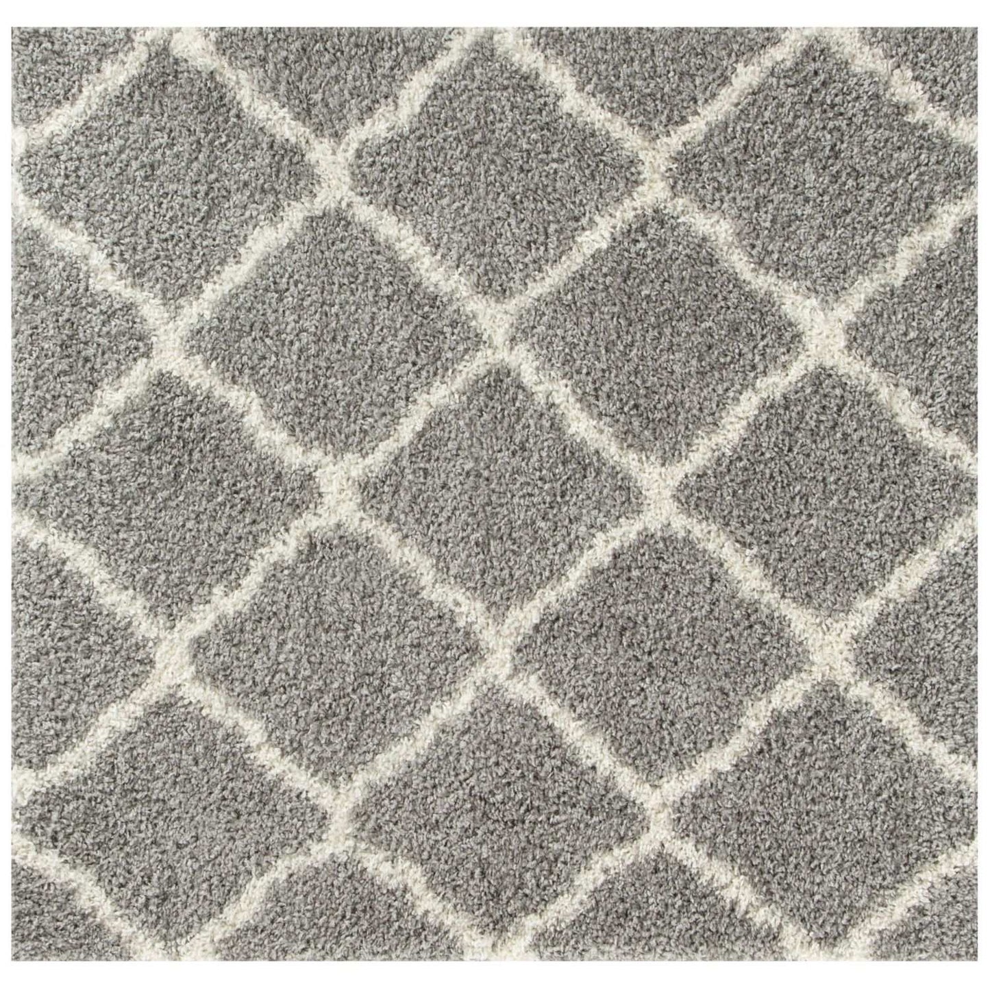 Moroccan Grey Shaggy Rug | 710