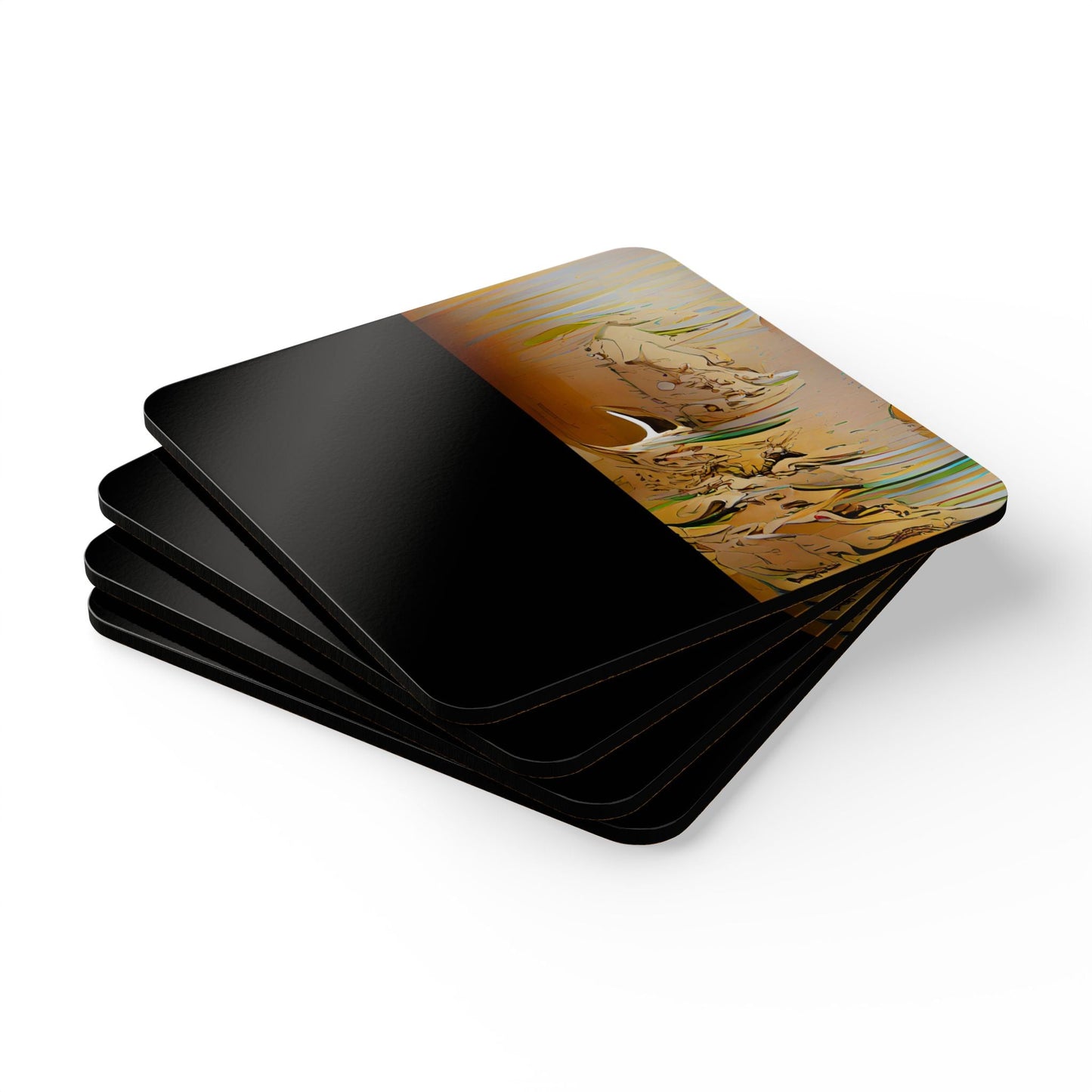 Half Black Half Gāolàng - Coaster Set
