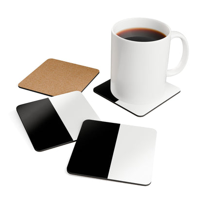 Half Black Half White - Coaster Set