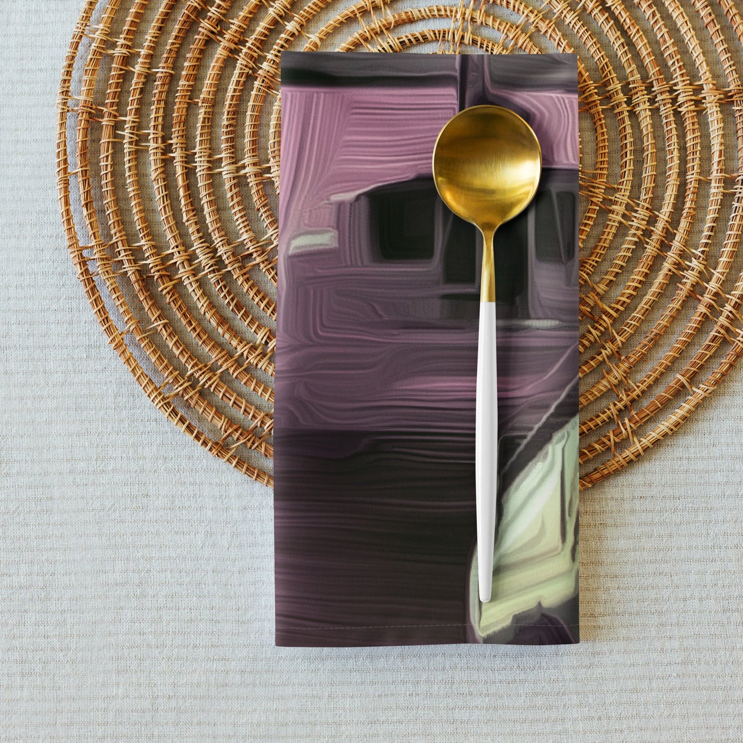 The Sleeping Yachts (at Evening) - Cloth Napkin Set