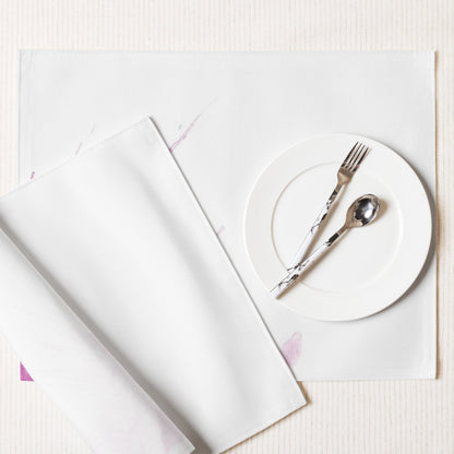 Watercolour Pink Splash - Placemat Set