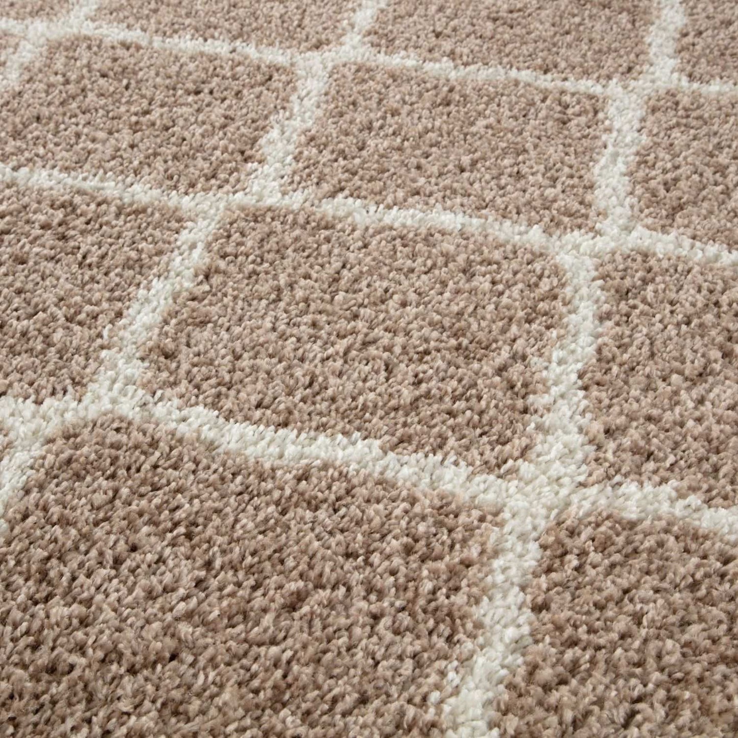 Moroccan Beige Shaggy Rug | 720