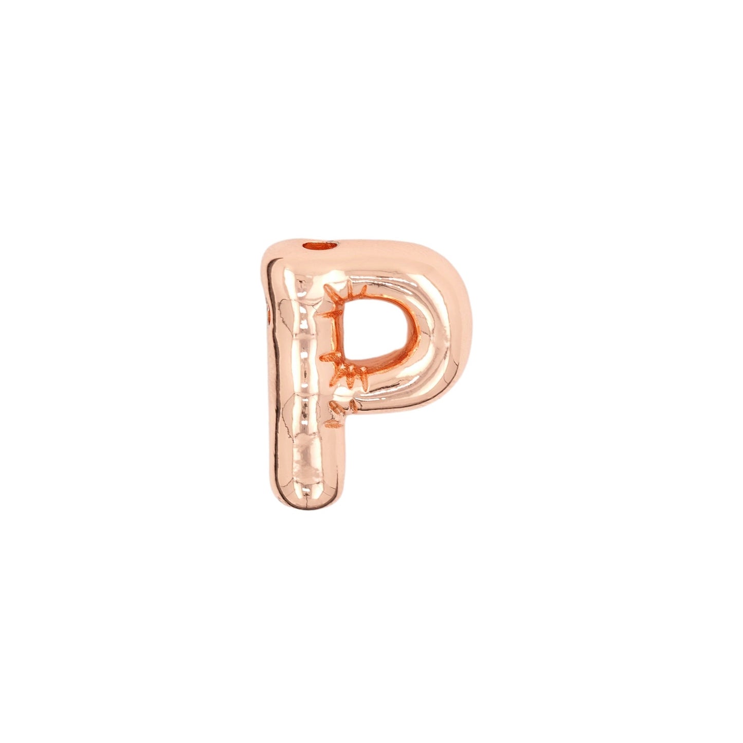 Glossy Letters Pendant Necklace