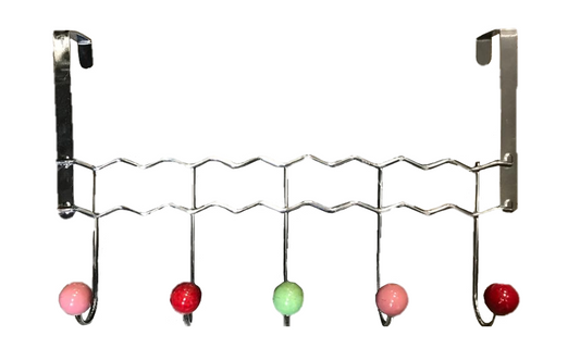 Sleek Metal Coat Hook Rack Modern Design for Home Office