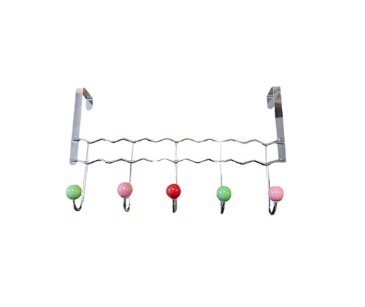 Sleek Metal Coat Hook Rack Modern Design for Home Office