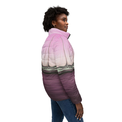 The Sleeping Yachts (at Evening) - Womens Puffer Jacket