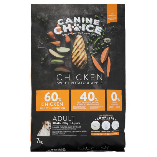 Canine Choice Super Premium Gf Small Adult Dry Chicken 7kg