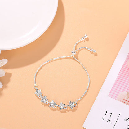 Zircon Flower Bracelets