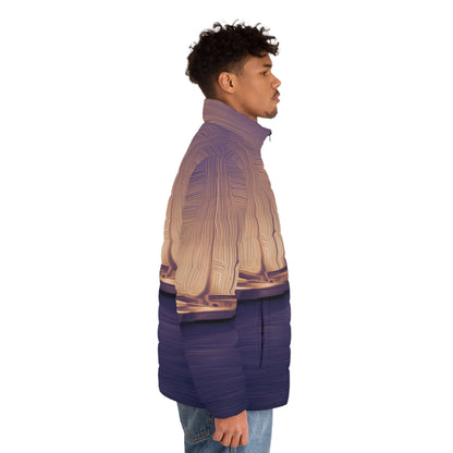 The Sleeping Yachts (at Sunset) - Mens Puffer Jacket