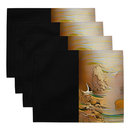 Half Black Half Gāolàng - Placemat Set
