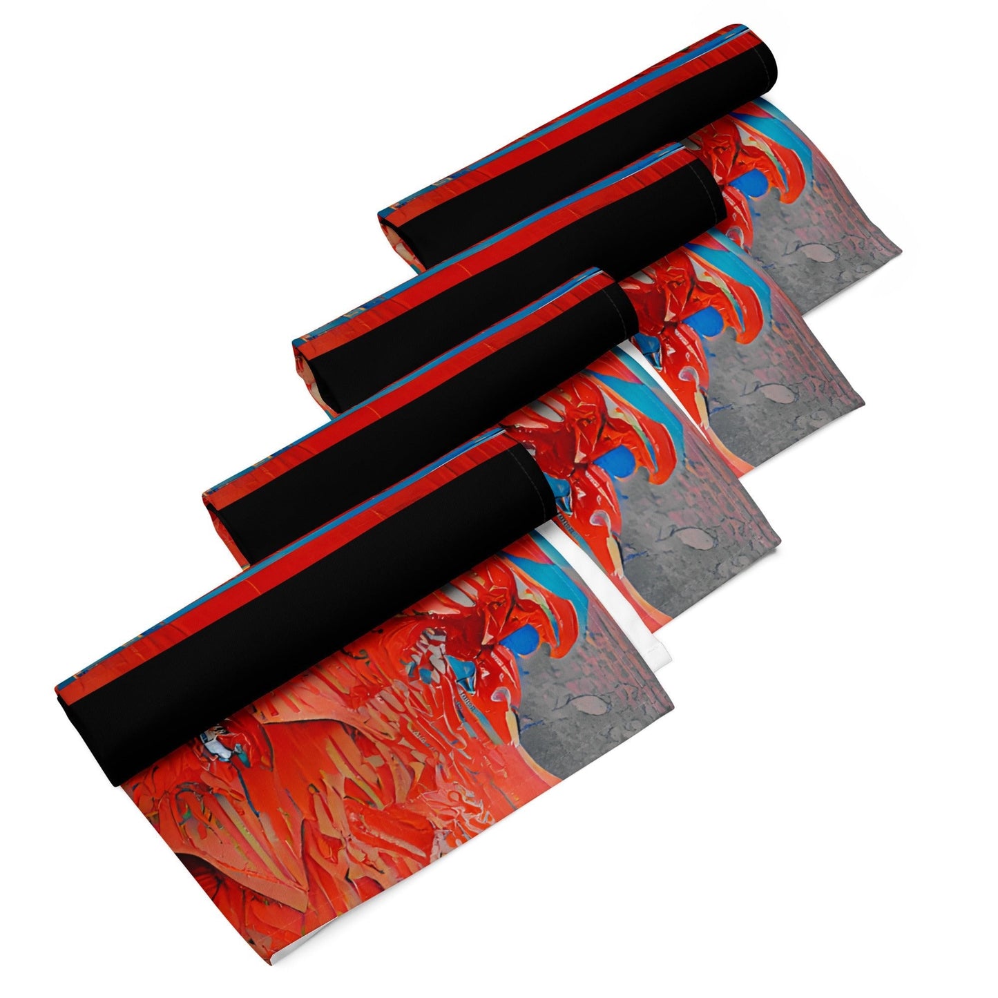 Half Black Half Hónghǎi - Cloth Napkin Set