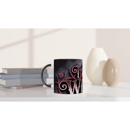 🖤 Gothic Witch’s Ceramic Mug – 11oz Black Magic Coffee Cup ☕✨ | Witchy Gift for Spellcasters & Gothic Lovers