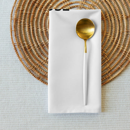 The Best Food Comes To Those Who Wait - White Napkin Set