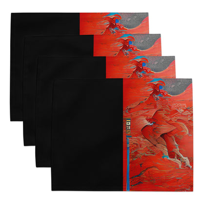 Half Black Half Hónghǎi - Placemat Set
