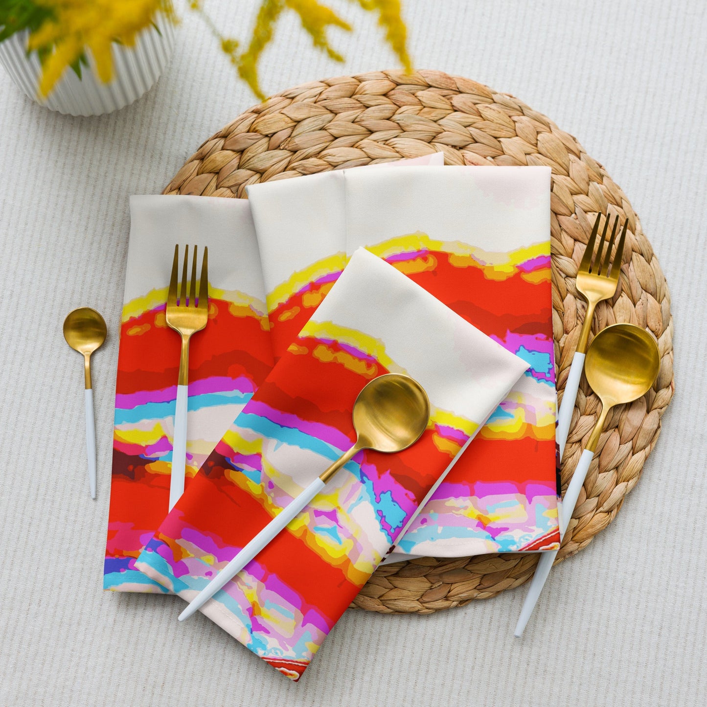 Miss Talk A Lot - Cloth Napkin Set