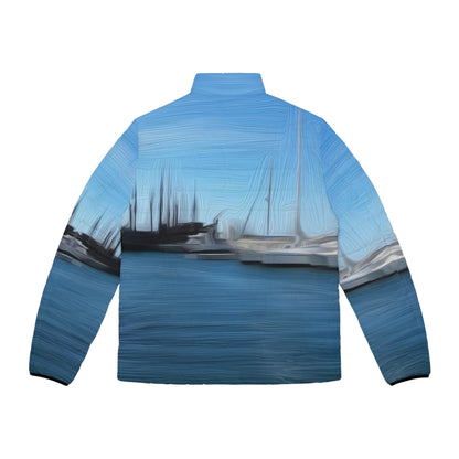 The Sleeping Yachts (at Morning) - Mens Puffer Jacket