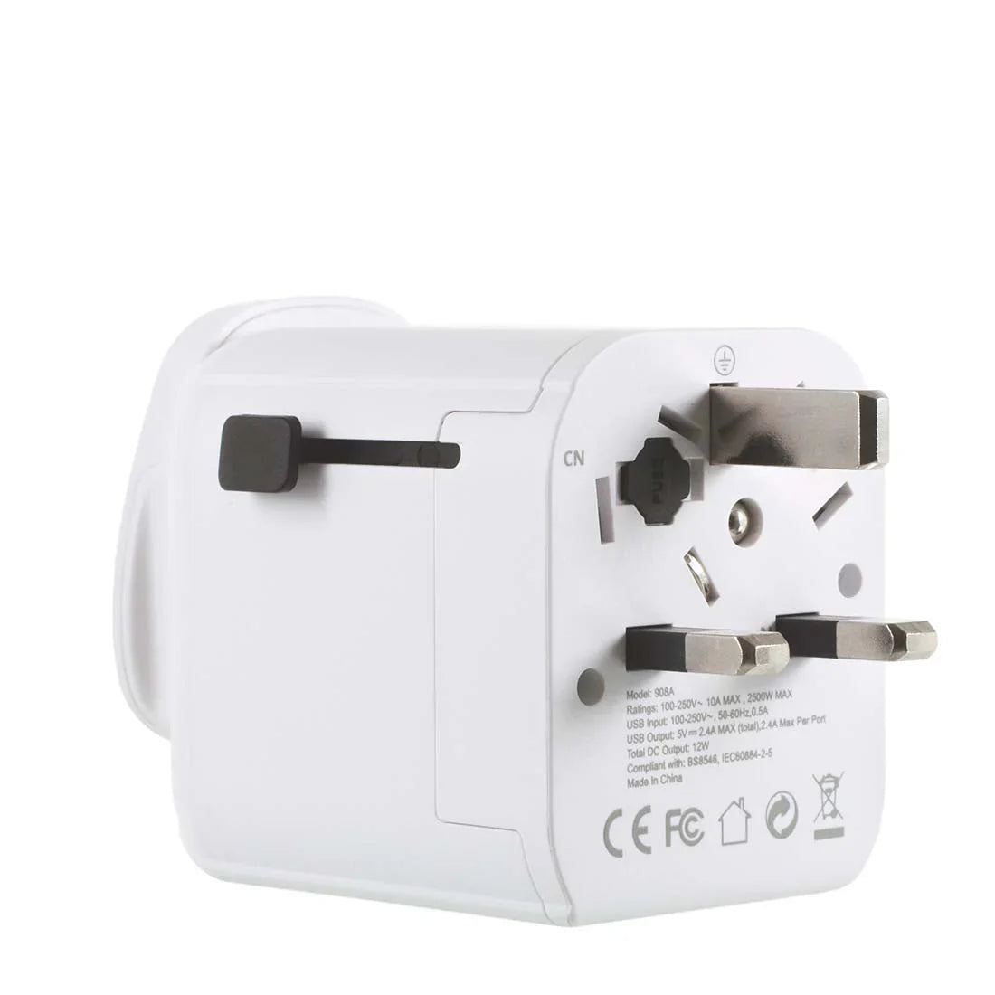 Lifeventure USB UK-World Travel Adapter