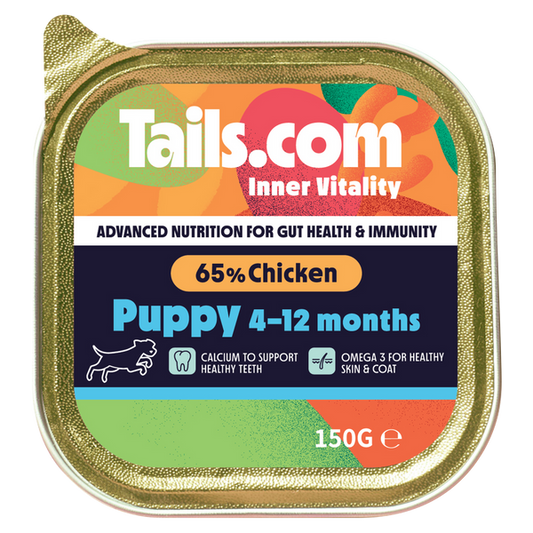 Tails.com Inner Vitality Puppy Chicken Alu Tray 150g