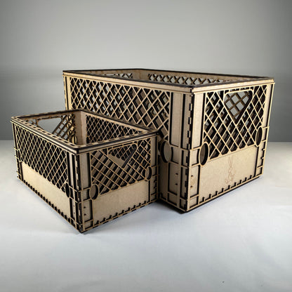 Milk Crate - Flatpack Model Kit