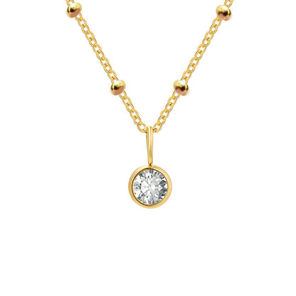 Diamond Birthstone Necklace