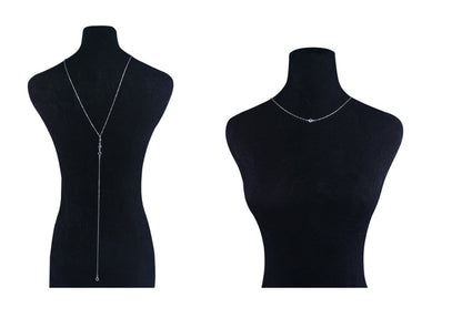 Crystal Pendant Body Necklace