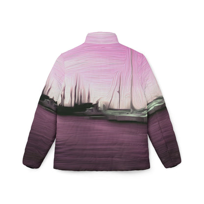 The Sleeping Yachts (at Evening) - Womens Puffer Jacket