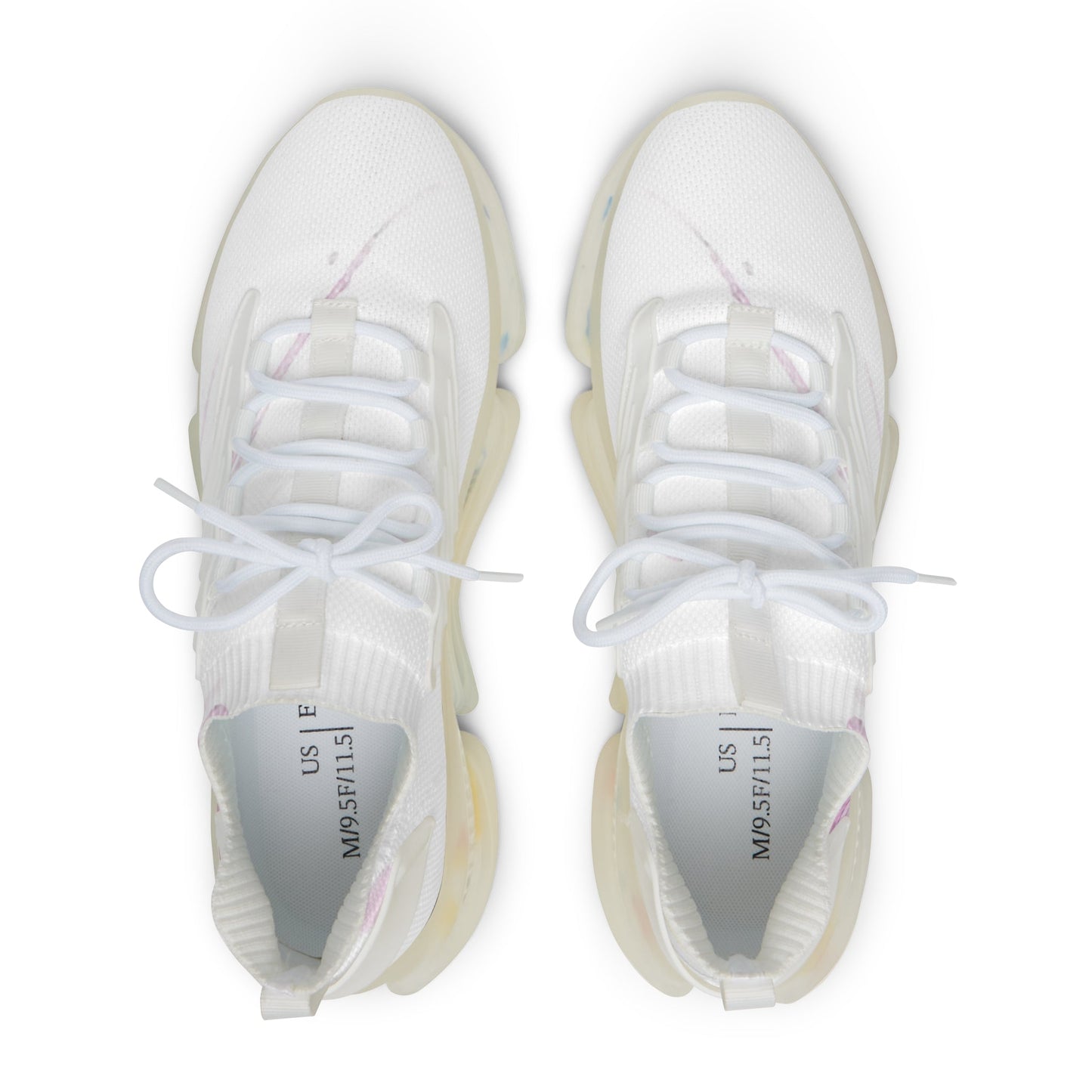Watercolour Pink Splash - Mens Street Sneakers