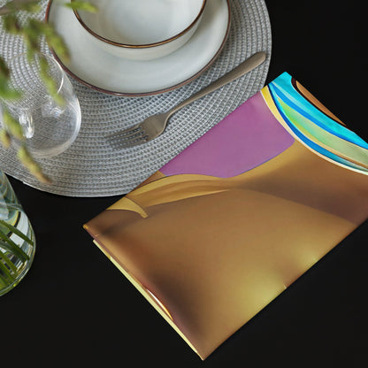 Retro Cool Pink - Cloth Napkin Set