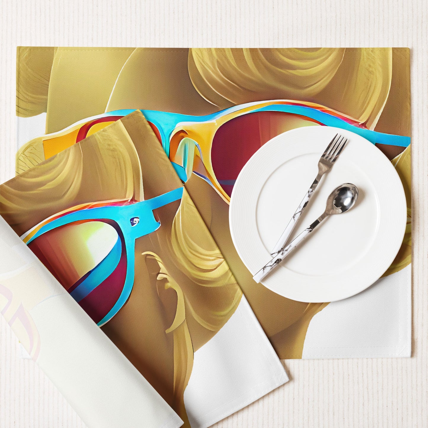 Retro Cool White - Placemat Set