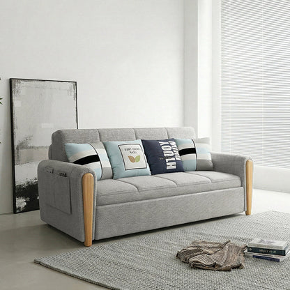 Mavis Two Seater Sofa Bed, Dark Grey