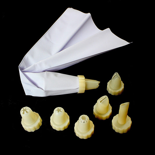 Professional Icing Bag Set with 7 Nozzles Baking Supplies