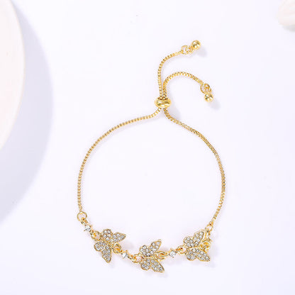 Zircon Flower Bracelets