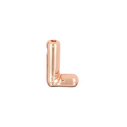 Glossy Letters Pendant Necklace